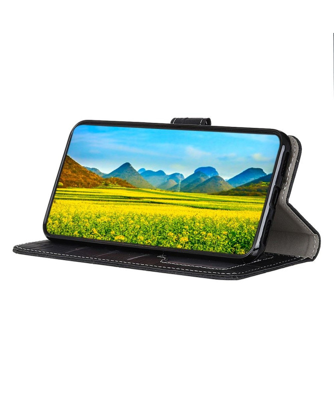Housse Xiaomi Poco M4 Pro 5G Simili Cuir Aspect Croco
