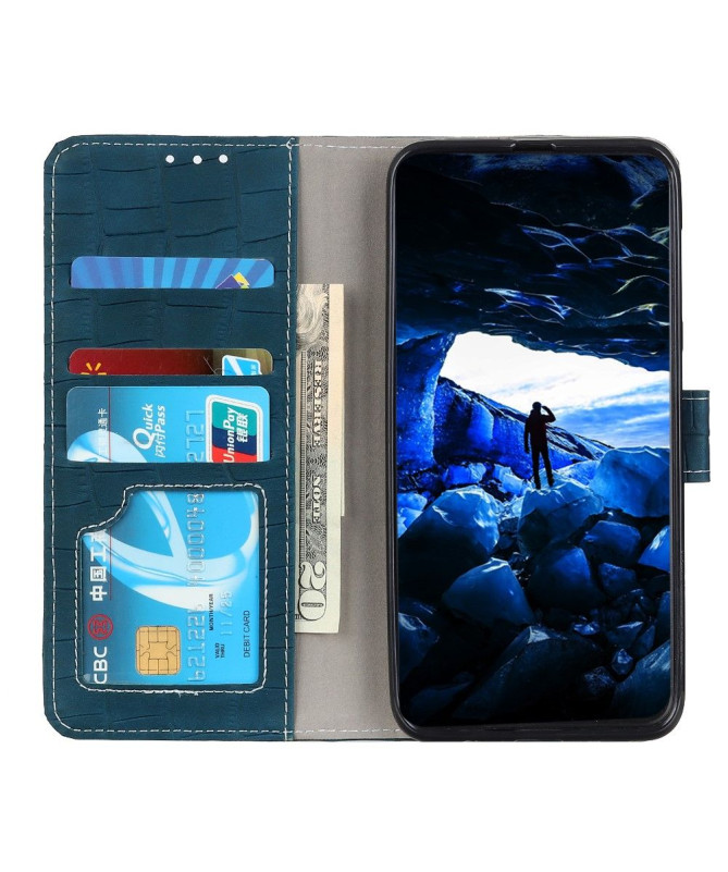 Housse Xiaomi Poco M4 Pro 5G Simili Cuir Aspect Croco