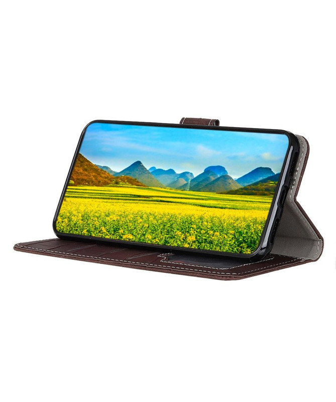 Housse Xiaomi Poco M4 Pro 5G Simili Cuir Aspect Croco