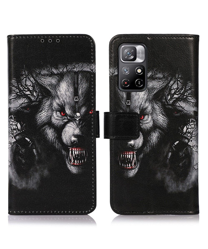 Housse Xiaomi Poco M4 Pro 5G Loup garou