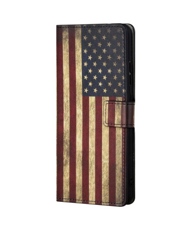 Housse Xiaomi Poco M4 Pro 5G Drapeau Américain Vintage