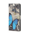 Housse Xiaomi Poco M4 Pro 5G Papillon Bleu