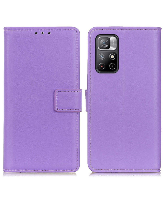 Housse Xiaomi Poco M4 Pro 5G simili cuir basique