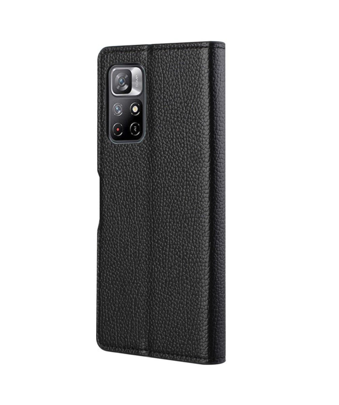 Housse Xiaomi Poco M4 Pro 5G effet cuir grainé