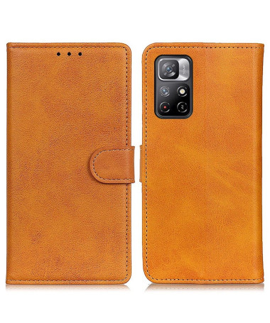 Housse Xiaomi Poco M4 Pro 5G Marius effet cuir mat