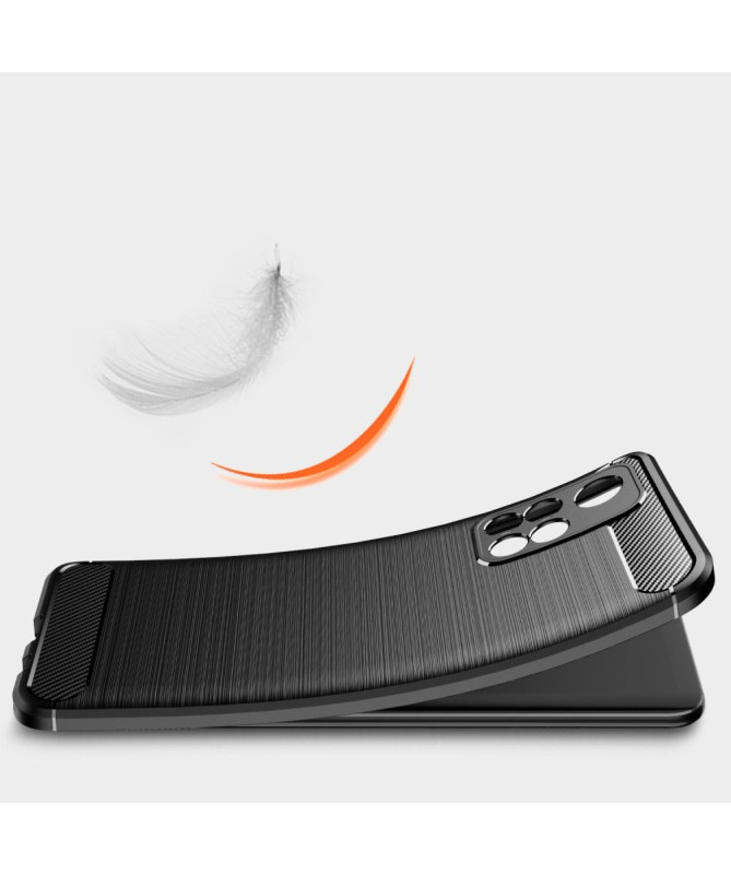 Coque Xiaomi Poco M4 Pro 5G flexible effet brossé