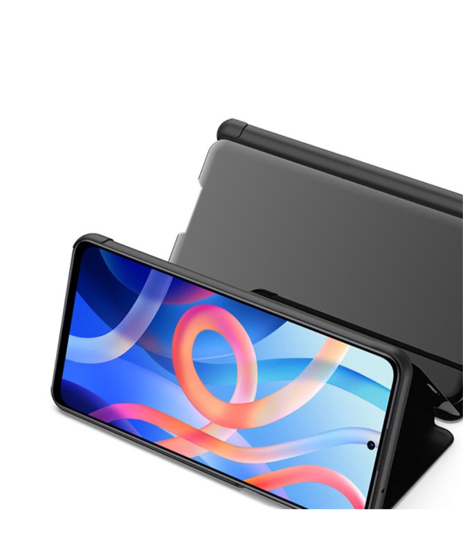 Coque Xiaomi Poco M4 Pro 5G avec rabat effet miroir