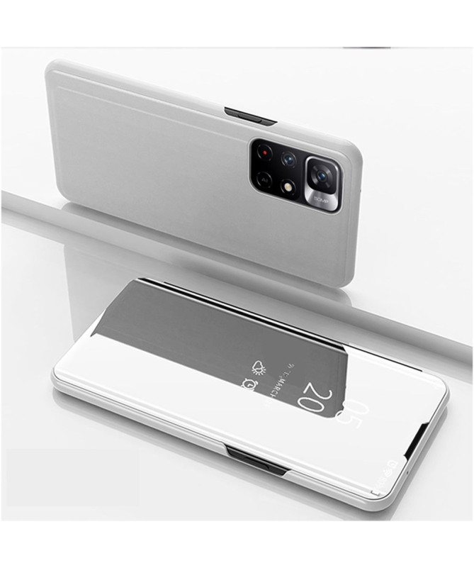 Coque Xiaomi Poco M4 Pro 5G avec rabat effet miroir