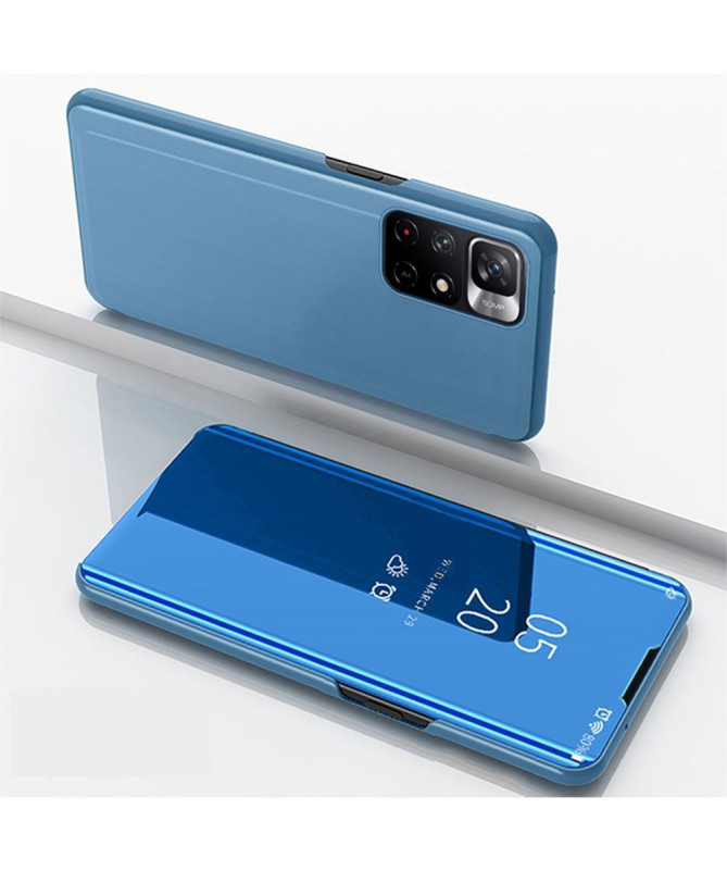 Coque Xiaomi Poco M4 Pro 5G avec rabat effet miroir