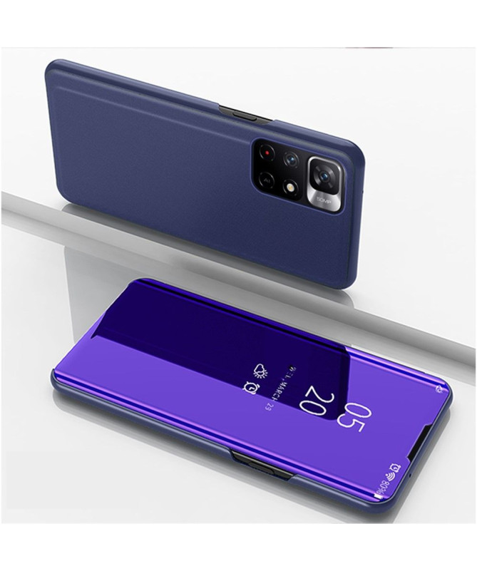 Coque Xiaomi Poco M4 Pro 5G avec rabat effet miroir
