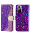 Housse Xiaomi Poco M4 Pro 5G Luxury Croco Paillettes