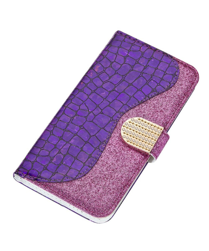 Housse Xiaomi Poco M4 Pro 5G Luxury Croco Paillettes