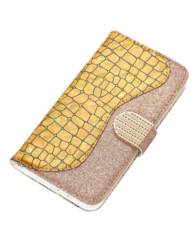 Housse Xiaomi Poco M4 Pro 5G Luxury Croco Paillettes