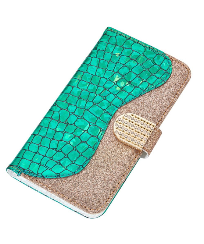 Housse Xiaomi Poco M4 Pro 5G Luxury Croco Paillettes