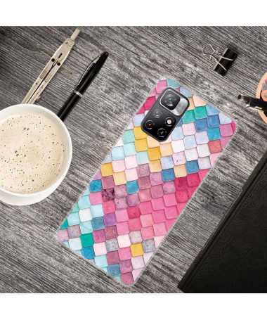 Coque Xiaomi Poco M4 Pro 5G Colorful Squares