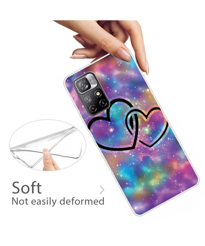 Coque Xiaomi Poco M4 Pro 5G Coeurs