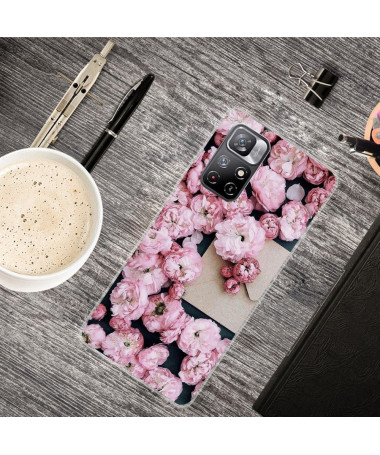 Coque Xiaomi Poco M4 Pro 5G Fleur ROSE