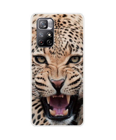 Coque Xiaomi Poco M4 Pro 5G Leopard Rugissant