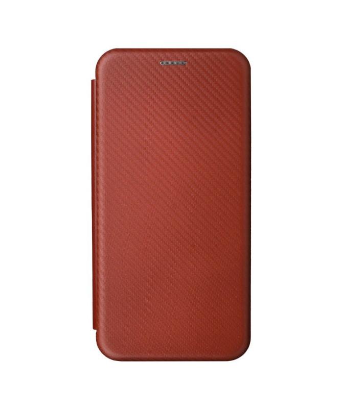 Housse Xiaomi Poco M4 Pro 5G simili cuir fibre de carbone