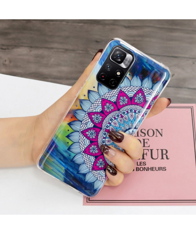 Coque Poco M4 Pro 5G Luminous Mandala Coloré