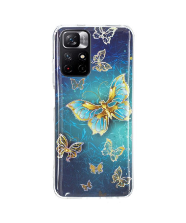 Coque Poco M4 Pro 5G silicone Papillons