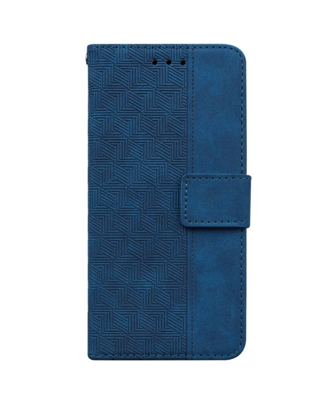 Étui Xiaomi Poco X4 Pro 5G folio simili cuir stripes