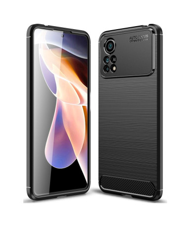 Coque Xiaomi Poco X4 Pro 5G Flexible Effet Brossé