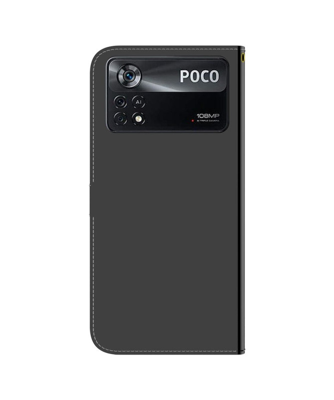 Housse Xiaomi Poco X4 Pro 5G simili cuir effet miroir - photo 2