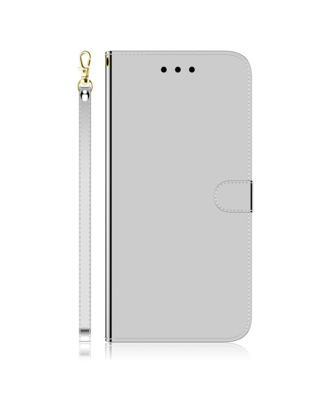 Housse Xiaomi Poco X4 Pro 5G simili cuir effet miroir - photo 3