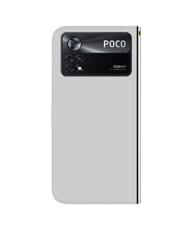 Housse Xiaomi Poco X4 Pro 5G simili cuir effet miroir - photo 4