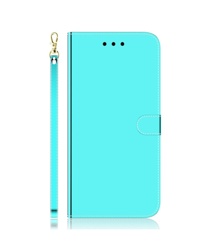 Housse Xiaomi Poco X4 Pro 5G simili cuir effet miroir - photo 7
