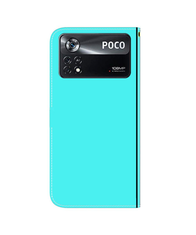 Housse Xiaomi Poco X4 Pro 5G simili cuir effet miroir - photo 8