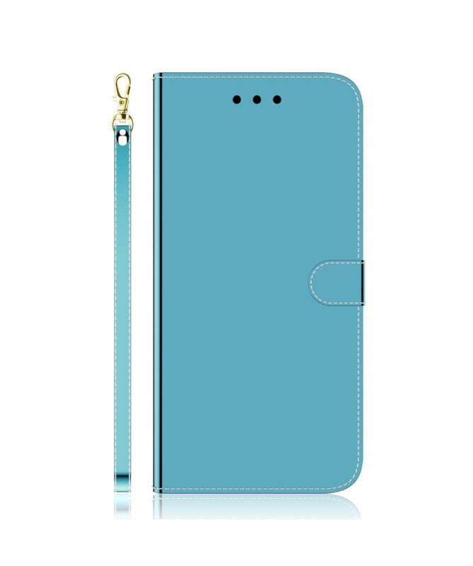 Housse Xiaomi Poco X4 Pro 5G simili cuir effet miroir - photo 9
