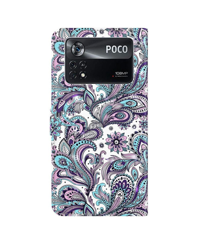 Housse Xiaomi Poco X4 Pro 5G Paisley Fleur