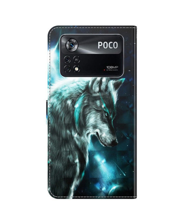 Housse Xiaomi Poco X4 Pro 5G Loup pensant