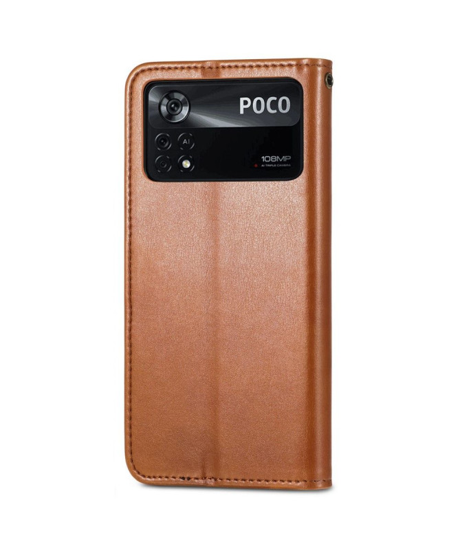 Housse Xiaomi Poco X4 Pro 5G Indila Simili Cuir Porte Cartes