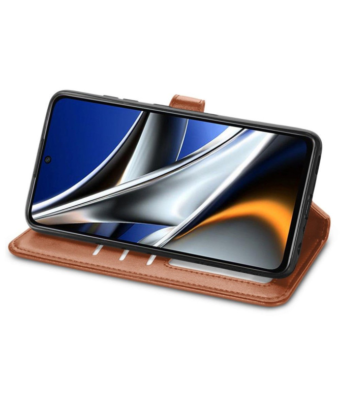 Housse Xiaomi Poco X4 Pro 5G Indila Simili Cuir Porte Cartes