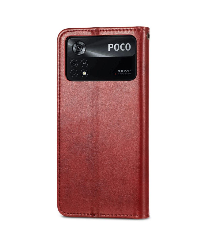 Housse Xiaomi Poco X4 Pro 5G Indila Simili Cuir Porte Cartes