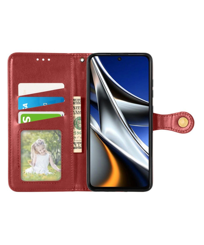 Housse Xiaomi Poco X4 Pro 5G Indila Simili Cuir Porte Cartes