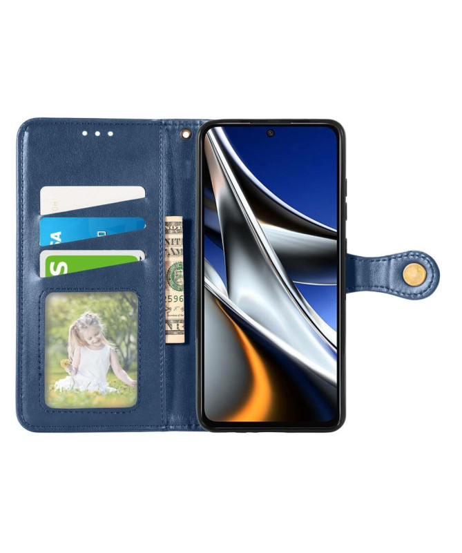 Housse Xiaomi Poco X4 Pro 5G Indila Simili Cuir Porte Cartes