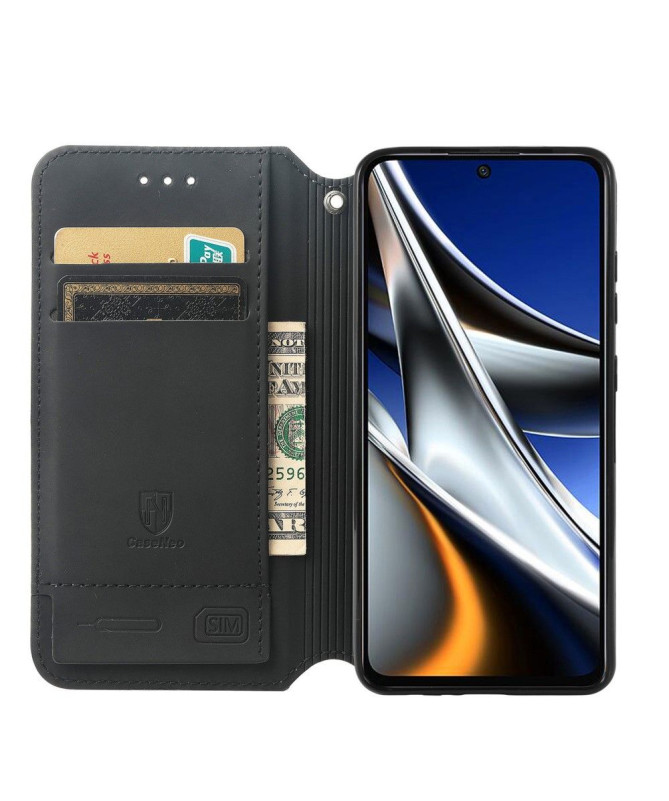 Housse Xiaomi Poco X4 Pro 5G Rabat Flip Nuage iridescent