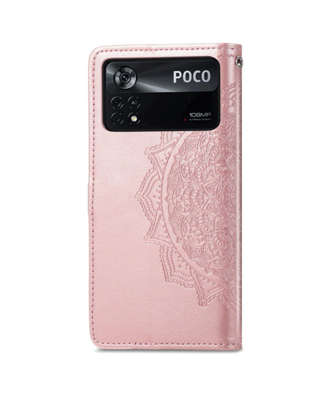 Housse Xiaomi Poco X4 Pro 5G Mandala simili cuir 001 Series - photo 2
