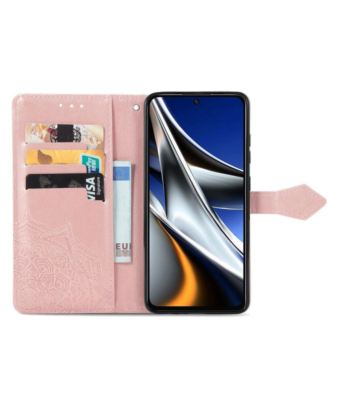 Housse Xiaomi Poco X4 Pro 5G Mandala simili cuir 001 Series - photo 3