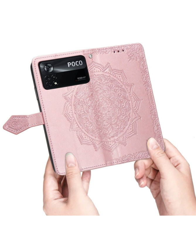 Housse Xiaomi Poco X4 Pro 5G Mandala simili cuir 001 Series - photo 5