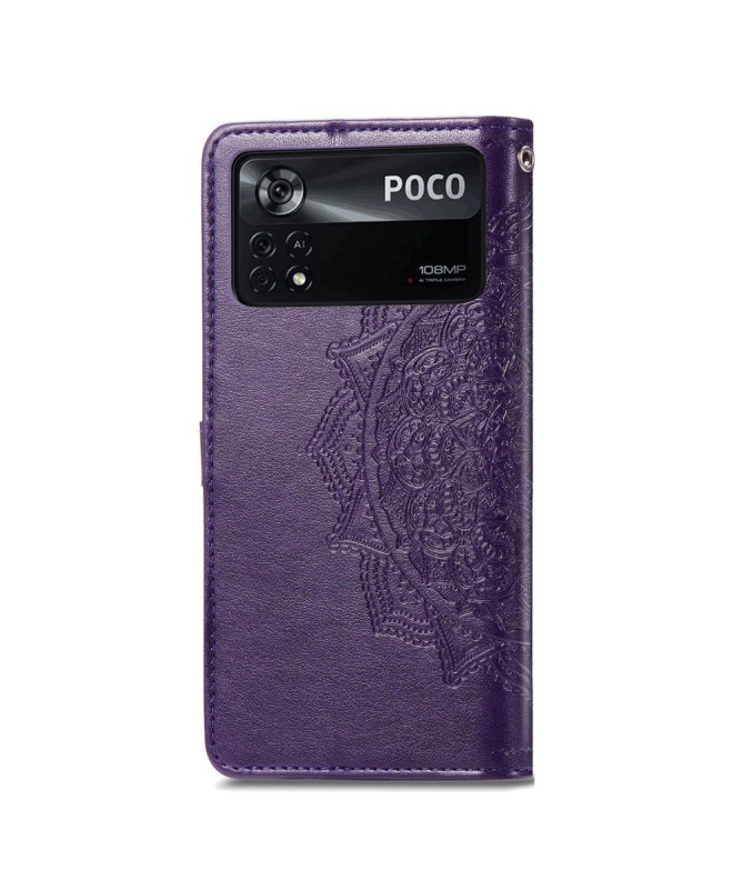 Housse Xiaomi Poco X4 Pro 5G Mandala simili cuir 001 Series - photo 11