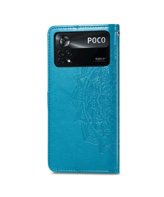 Housse Xiaomi Poco X4 Pro 5G Mandala simili cuir 001 Series - photo 15