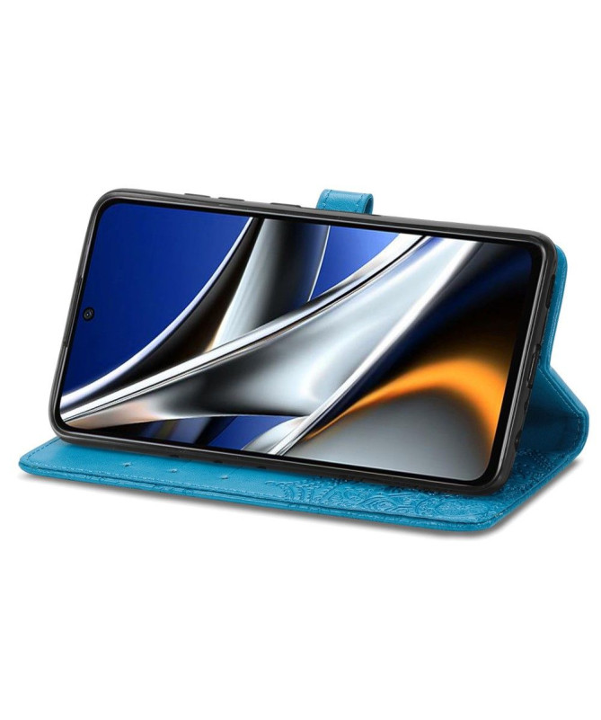 Housse Xiaomi Poco X4 Pro 5G Mandala simili cuir 001 Series - photo 17