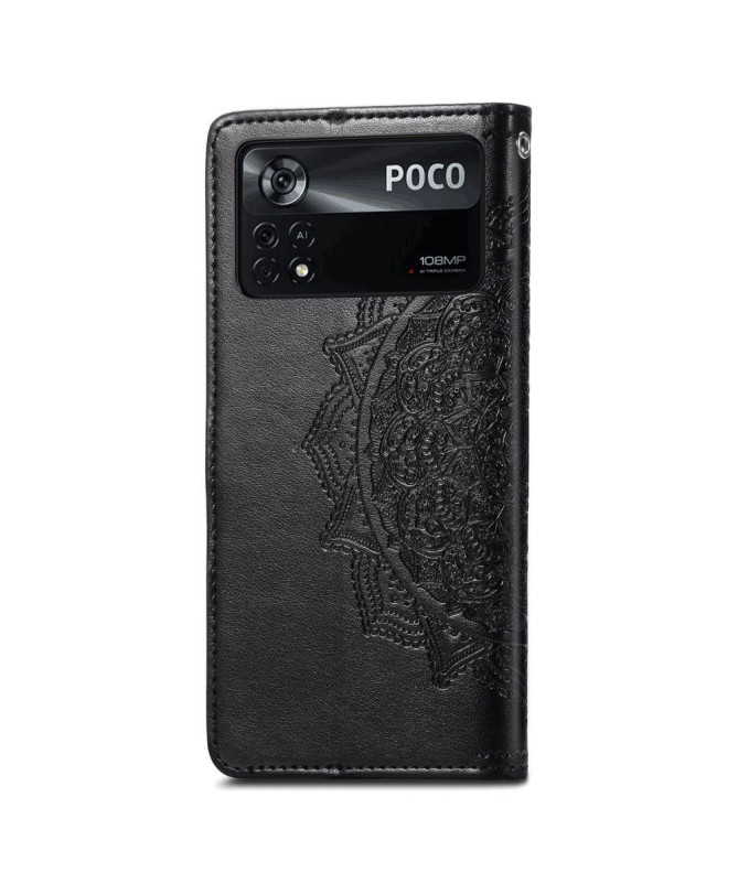 Housse Xiaomi Poco X4 Pro 5G Mandala simili cuir 001 Series - photo 19