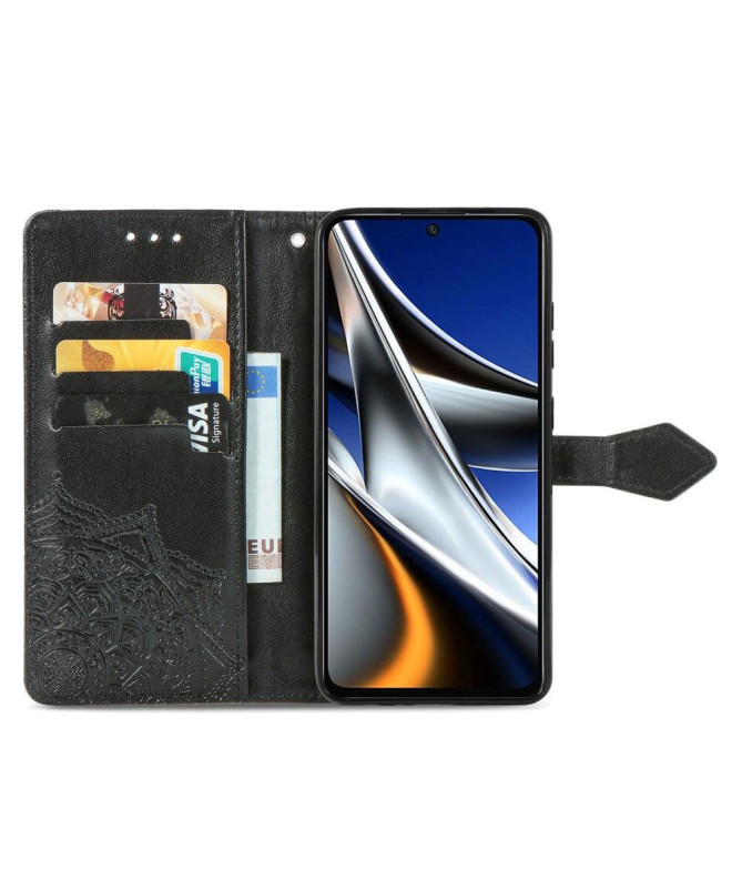 Housse Xiaomi Poco X4 Pro 5G Mandala simili cuir 001 Series - photo 20