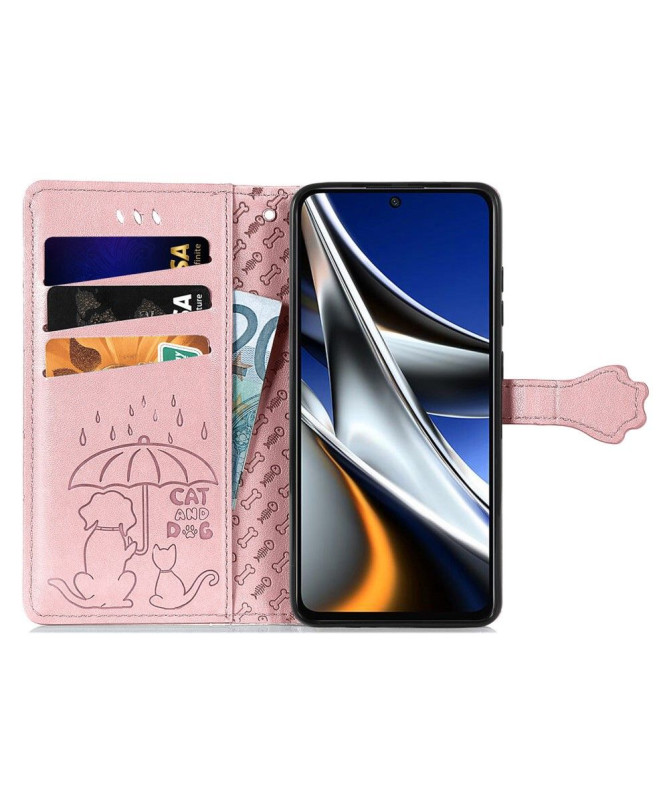 Housse Xiaomi Poco X4 Pro 5G effet cuir animaux en relief - photo 18